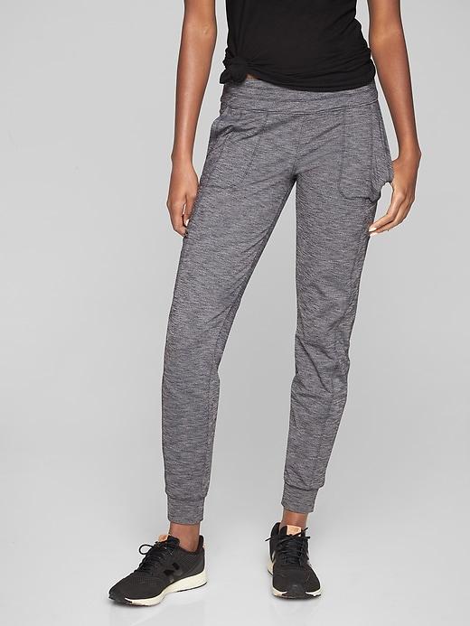 Athleta Womens Metro Jogger Size Xl - Black Heather