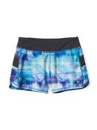 Athleta Record Breaker Short Printed Size L - Cloudy Day