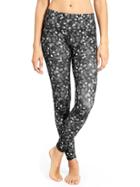 Athleta Womens Dot Chaturanga Tight Size L - Black