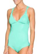 Athleta Womens Aqualuxe One Piece Size M - Mint Green