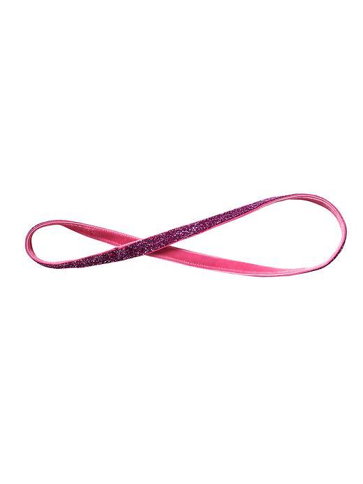 Athleta Womens Thin Sparkle Headband Size One Size - Kaleidescope Pink