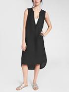 Athleta Womens Meditation Midi Cover-up Size L - Black