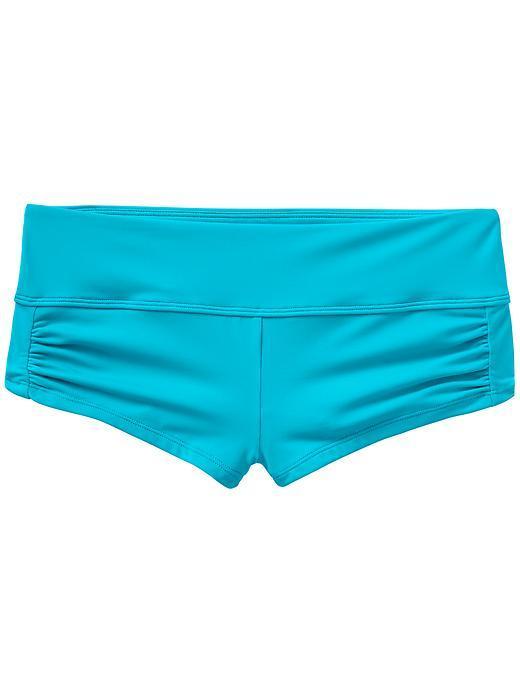 Athleta Womens Shirred Short Size L - Bora Bora Blue