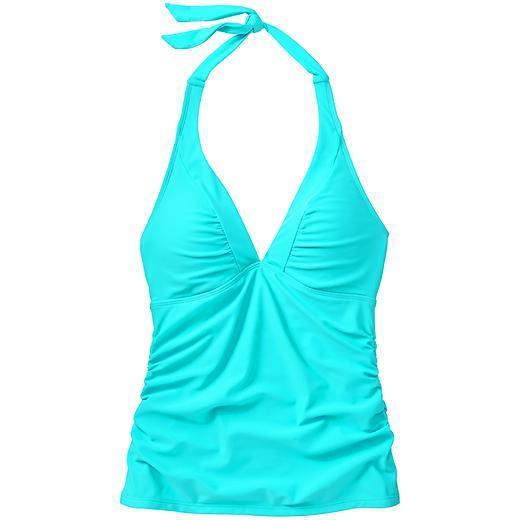 Athleta Shirrendipity Halter Tankini - Bora Bora Blue