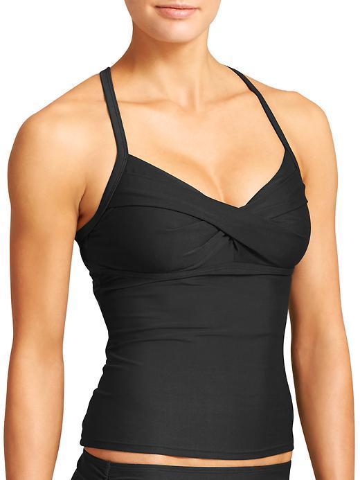 Athleta Womens Twister Tankini Size 34b/c Tall - Black