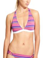 Athleta Womens Tulum T Back Bikini Size L - Jazzy Purple