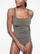 Aqualuxe Wide Strap Square One Piece