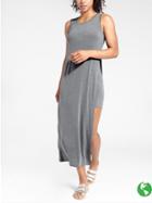 Athleta Womens Gaia Tee Dress Size M Tall - Grey