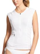 Athleta Womens Pacifica Upf Tank 3.0 Size L Tall - Bright White