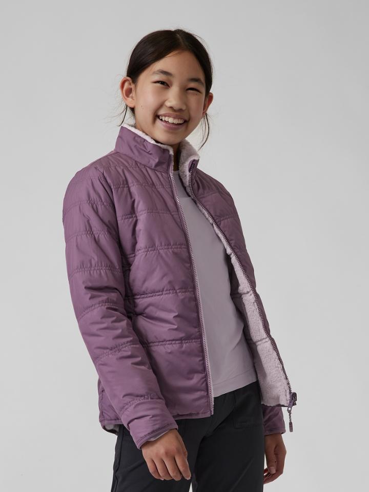 Athleta Girl Reversible Warm + Fuzzy Jacket