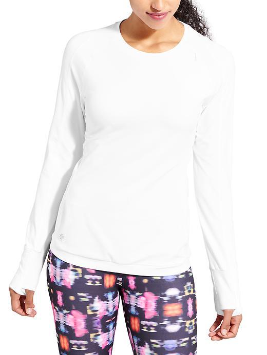 Athleta Womens Superluxe Top Size L - Bright White