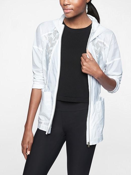 Athleta Womens Passport Jacket Bright White Size L