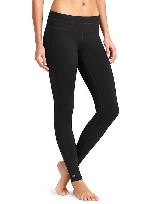 Athleta Womens Sonar Tight Size L Tall - Black