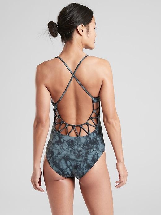 Shadow Dye Loop Back One Piece
