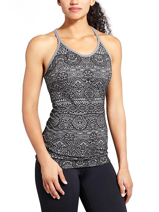 Athleta Womens Eagle Pose Tank Size L - Charcoal