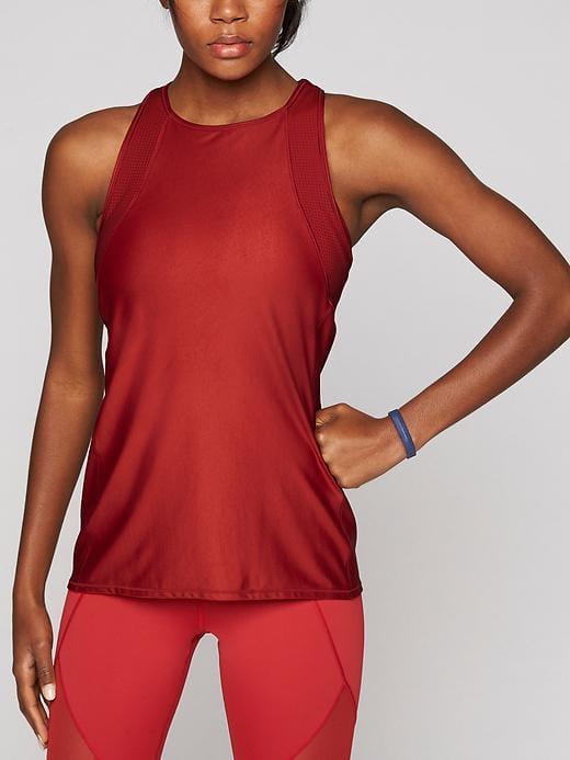 Athleta Womens Fitfast Tank Scorched Chili Size Xl