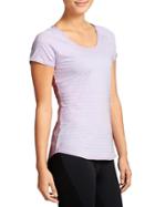 Athleta Womens Running Wild Tee Size L - Amethyst Haze