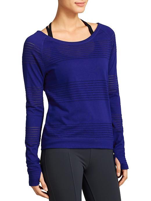 Athleta Womens Limitless Crew Pullover Size L - Sapphire