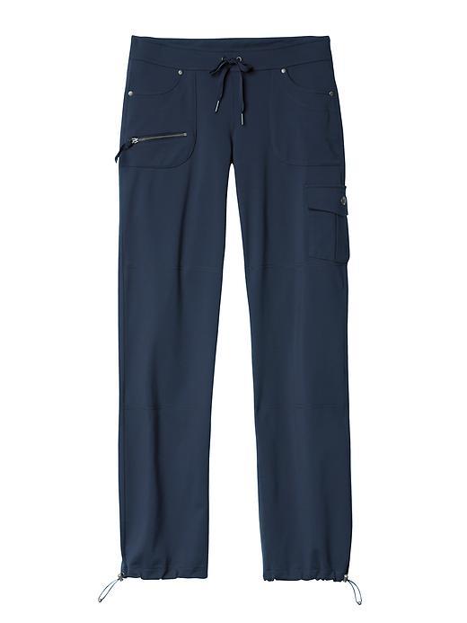 Athleta Womens Bettona Boyfriend Pant Size L Tall - Navy
