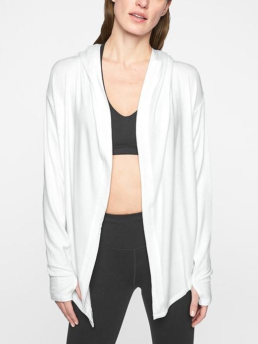 Athleta Womens Nirvana Wrap Bright White Size S