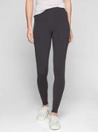 Athleta Womens High Rise Metro Drifter Tight Dark Onyx Grey Size L