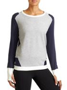 Athleta Womens Team Up Sweatshirt Size L - Navy