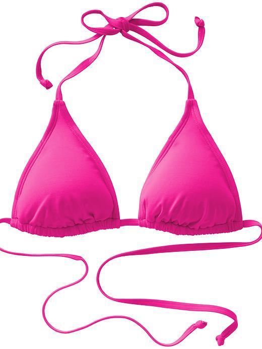 Athleta Womens Triangle String Bikini Size Xs - Brilliant Magenta