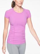 Athleta Womens Speedlight Tee Plumeria Purple Size S