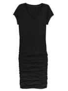 Athleta Womens Topanga V-neck Dress Size L Tall - Black