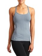 Athleta Womens Inner Goddess Tank Size L Tall - Grey Heather