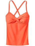 Athleta Womens Twister Tankini Size 32b/c Tall - Ember Orange