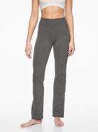 Athleta Womens Powervita Straight Leg Pant Black Heather 2 Size Xs