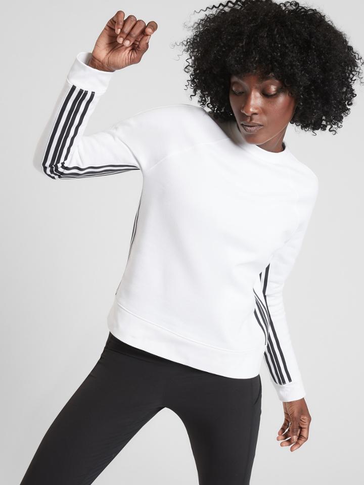 24/7 Striped Crew Sweatshirt