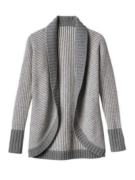 Athleta Womens Sierra Wrap Size L - Ivory/light Grey Heather