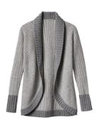 Athleta Womens Sierra Wrap Size L - Ivory/light Grey Heather