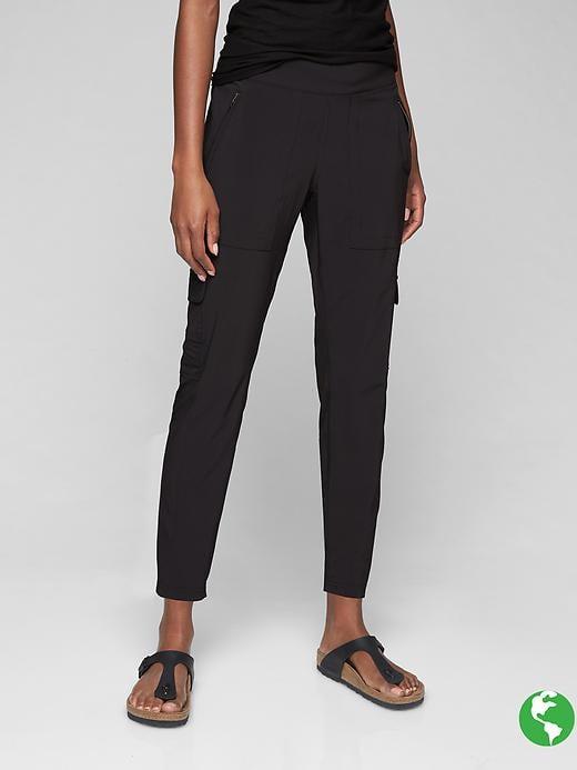 Athleta Womens Chelsea Cargo Pant Size 16 - Black