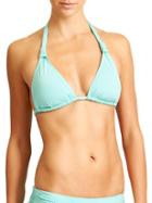 Athleta Womens Aqualuxe Bikini Size L - Light Turquoise