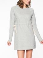 Athleta Womens Studio Cinch Dress Grey Heather Size Xs