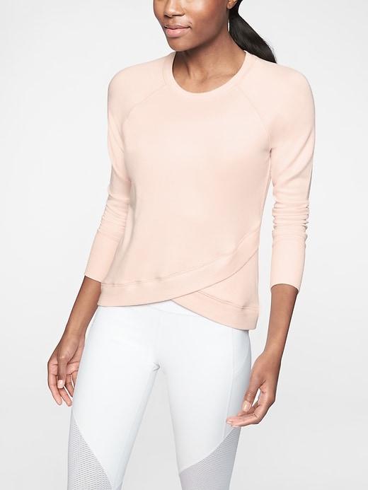 Athleta Womens Criss Cross Sweatshirt Ballerina Gown Size L