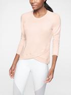 Athleta Womens Criss Cross Sweatshirt Ballerina Gown Size L