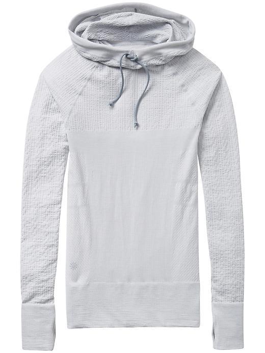 Athleta Power-down Primaloft Hoodie - Silver Shimmer