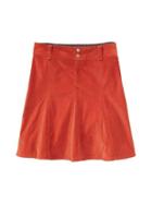 Athleta Womens Whenever Cord Skirt Size 2 Petite - Red Spice
