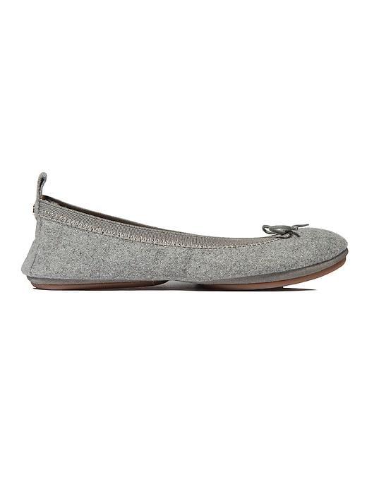 Athleta Womens Sandrine Slipper By Yosi Samra Grey Heather Size 9