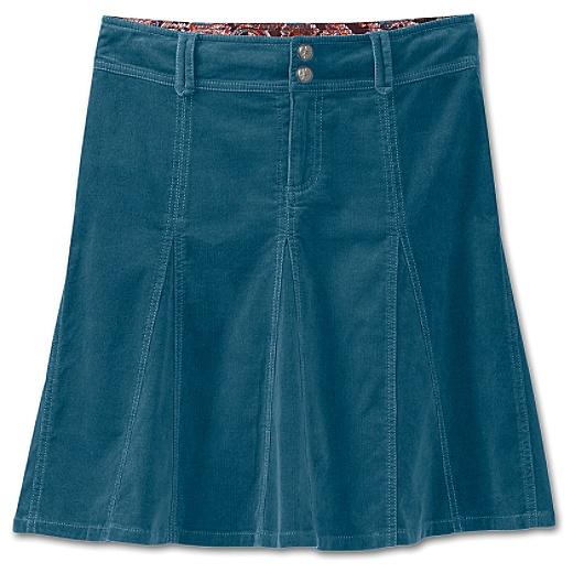 Athleta Womens Whenever Cord Skirt Size 2 - Mallard Blue