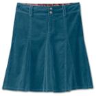 Athleta Womens Whenever Cord Skirt Size 2 - Mallard Blue
