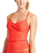 Athleta Womens Twister Tankini Size 32b/c - New Coral