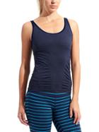 Athleta Womens Serenity Support Top Size L - Navy Heather