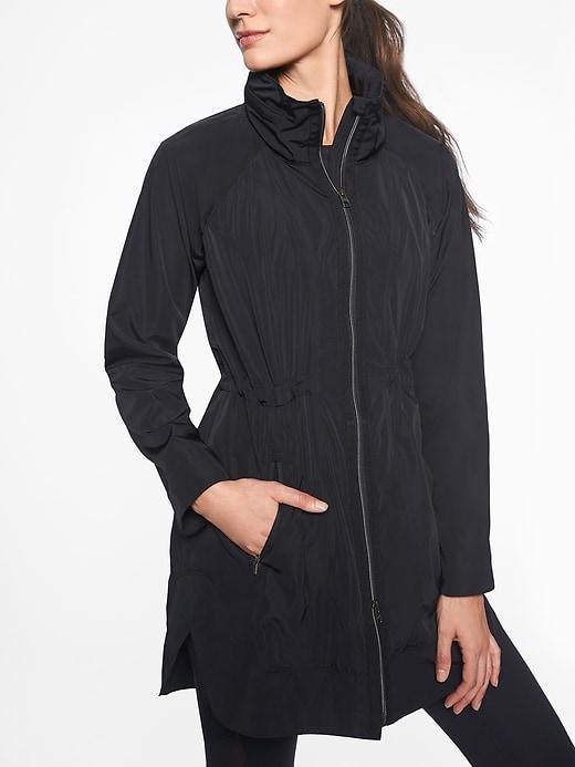 Athleta Womens Drip Drop Jacket Black Size S