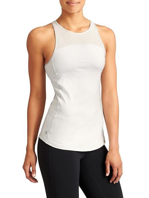Athleta Womens Zenith Tank Fog Grey Size Xxs
