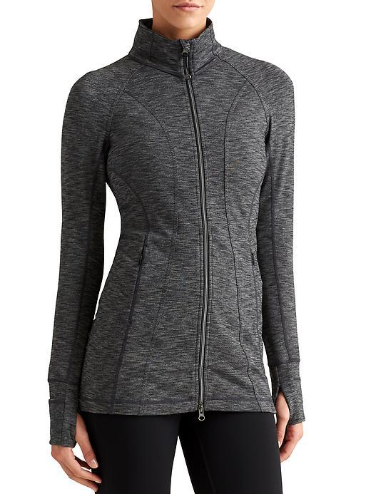 Athleta Womens Cya Hope Jacket 2 Size 1x Plus - Black Heather